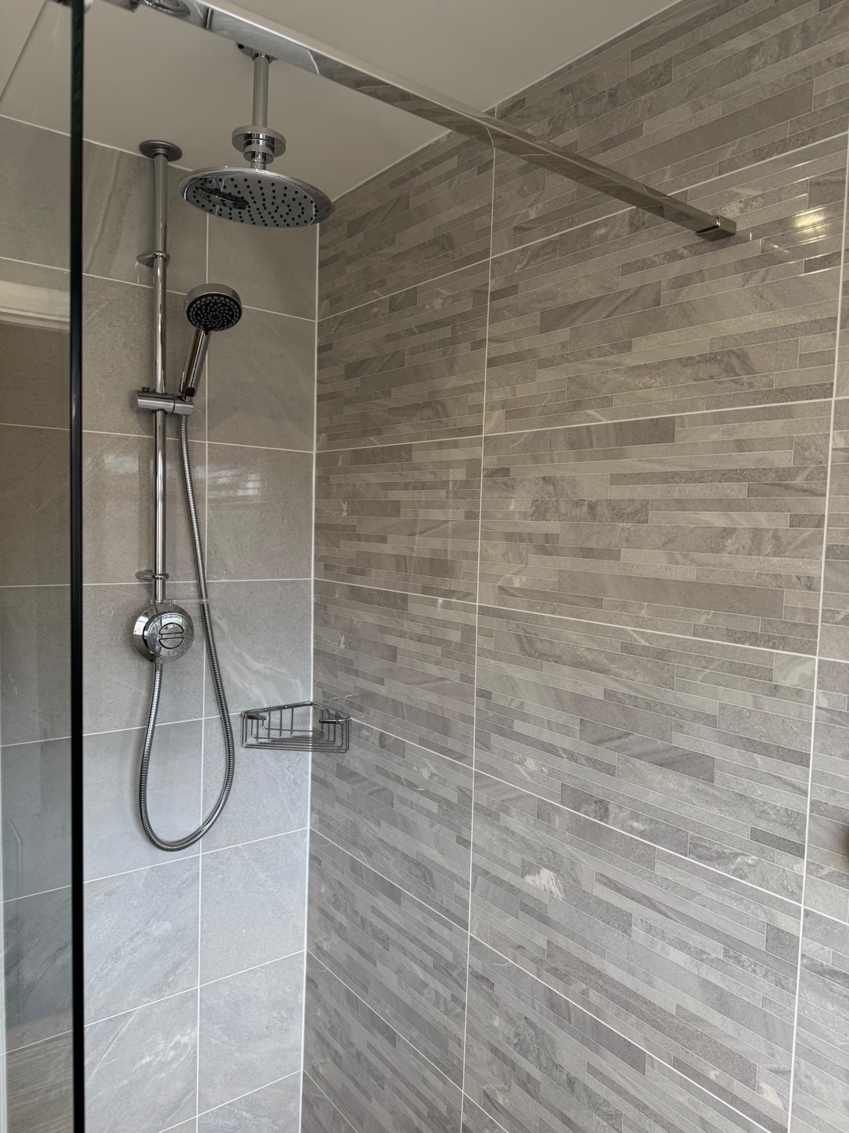 We've got the shower screen and all the fittings installed now, so we're nearly there with this one—just a few finishing touches left to complete.